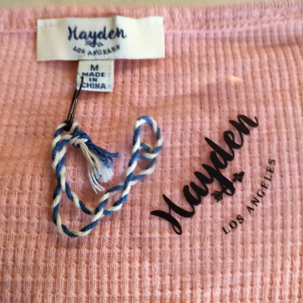 Hayden LA Lace Sleeve Top NWT XL/1X